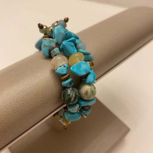 NWT bracelets Jasper, Turquoise,Quartz &Crystals - Picture 2 of 9